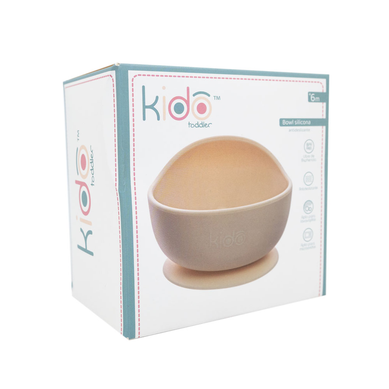x Mayor Bowl Silicona Ventosa Kido
