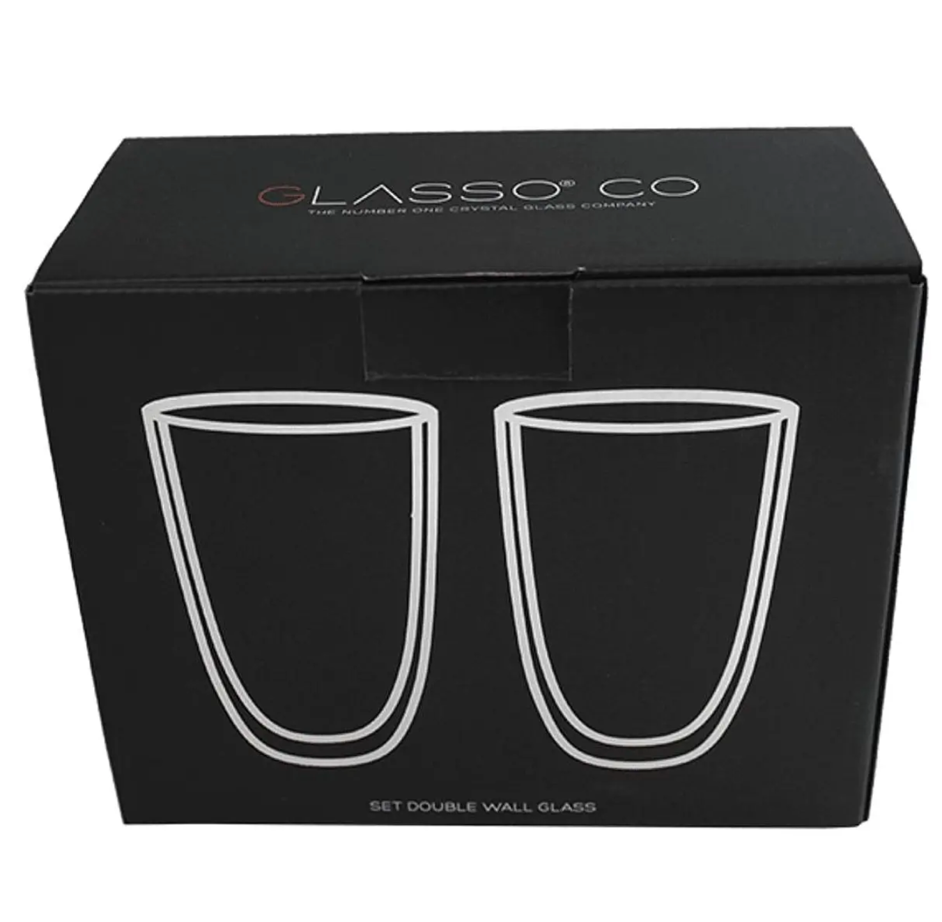 x Mayor Set 2 Vasos Latte 473ml Glasso