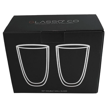 x Mayor Set 2 Vasos Latte 473ml Glasso