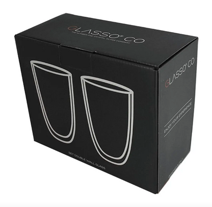 x Mayor Set 2 Vasos Latte 473ml Glasso
