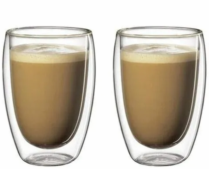 x Mayor Set 2 Vasos Latte 473ml Glasso