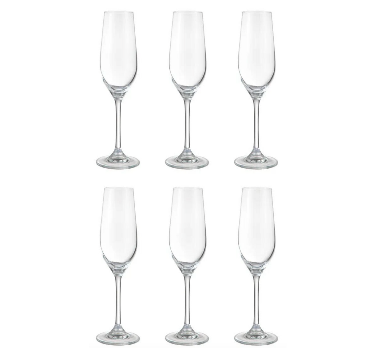 Set Copa De Champagne Cristal Glasso