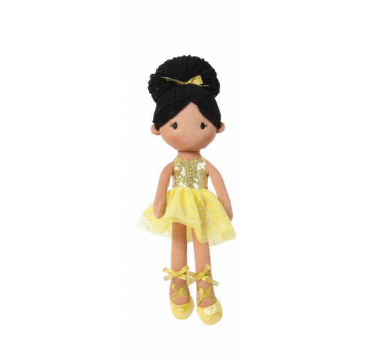 Muñeca Bailarina 40cm Dorado