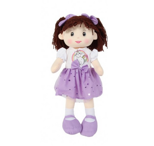 Muñeca Pepona Musical Unicornio Lila 44cm