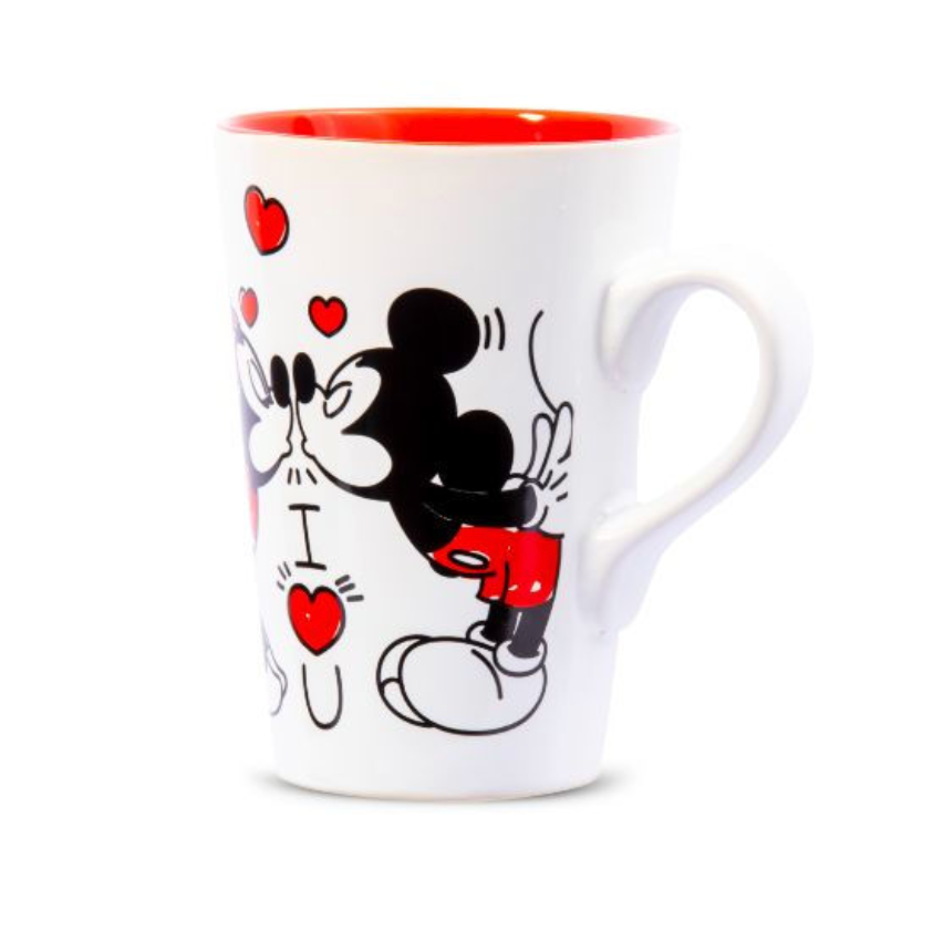 Tazon Conico Romantico Mickey y Minnie 380ml Love
