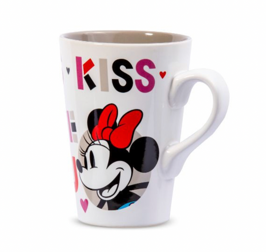 Tazon Conico Romantico Mickey y Minnie 380ml Kiss