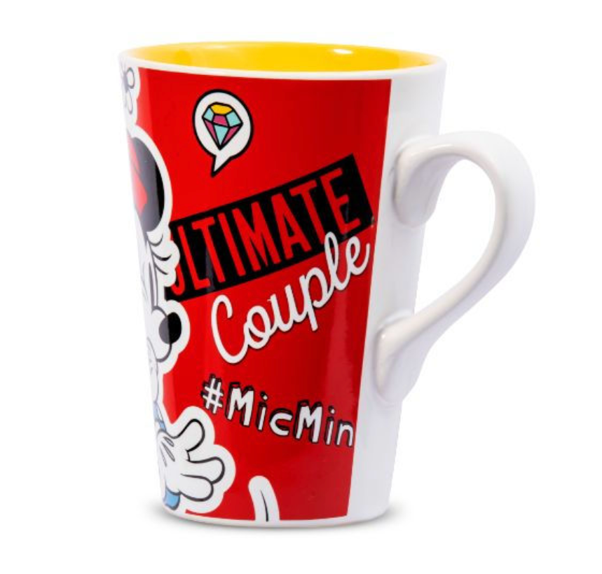 Tazon Conico Romantico Mickey y Minnie 380ml Couple