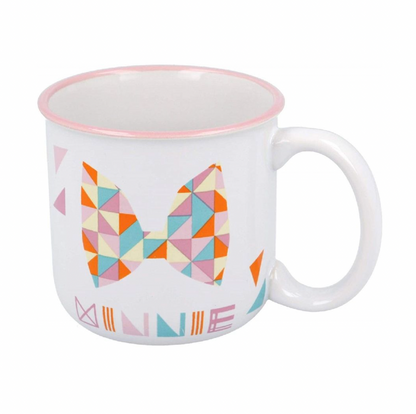 Tazon Ceramica Juvenil Minnie En Caja De Regalo 420ml