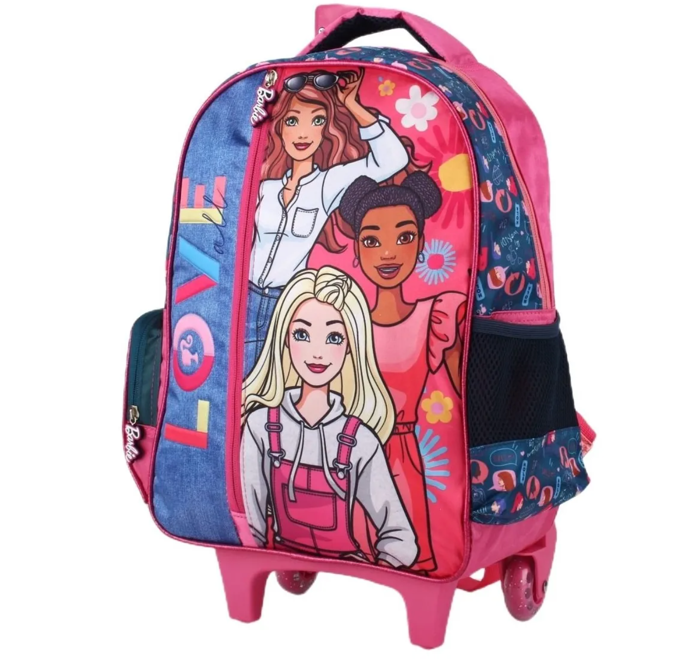 Mochila con Ruedas Lentejuelas Barbie