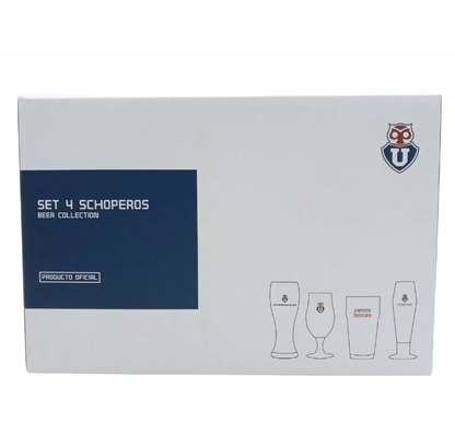 Set 4 Schoperos Collection U De Chile