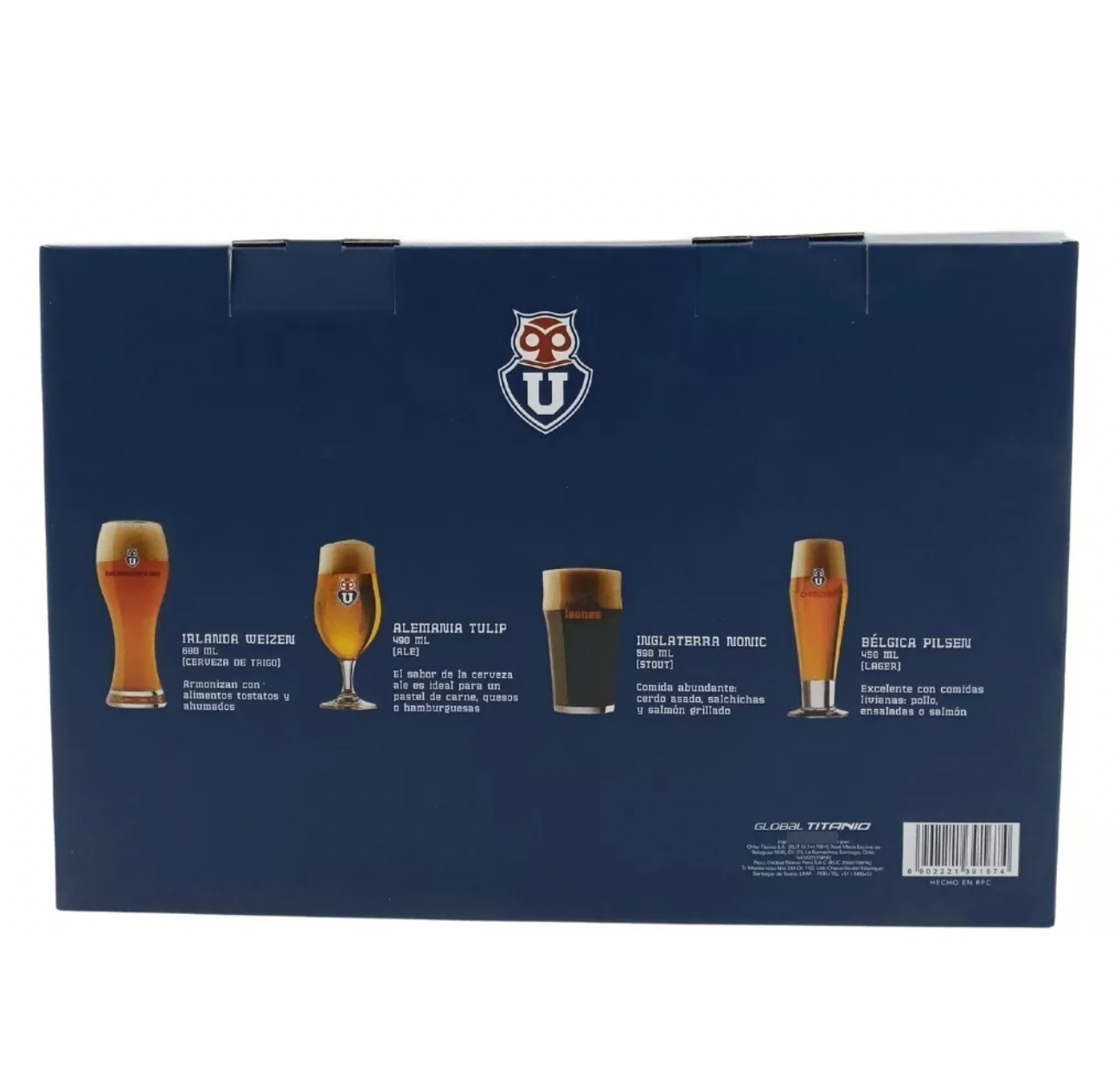 Set 4 Schoperos Collection U De Chile