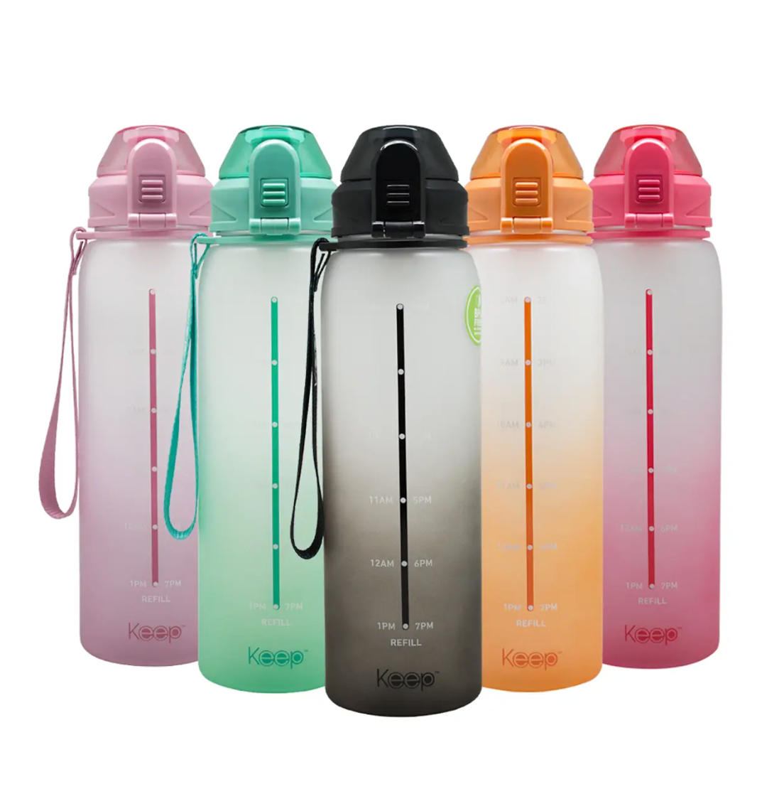 Botella Medidas Rubber 1 Litro Keep