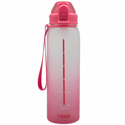 Botella Medidas Rubber 1 Litro Keep