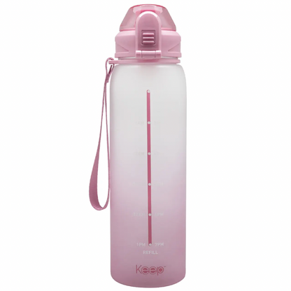 Botella Medidas Rubber 1 Litro Keep