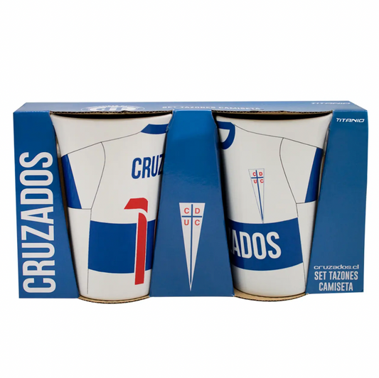 Set 2 Tazones Universidad Catolica