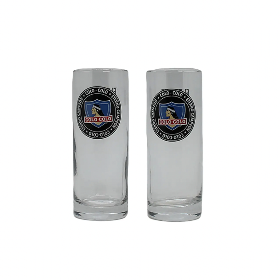Set 2 Vasos Pc Colo Colo