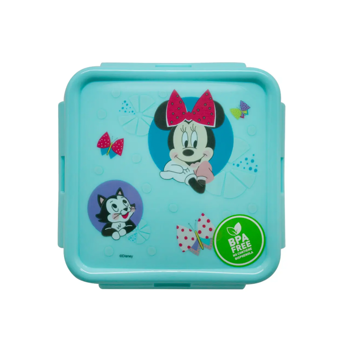 Hermetico Cuadrado 500ml Minnie mouse