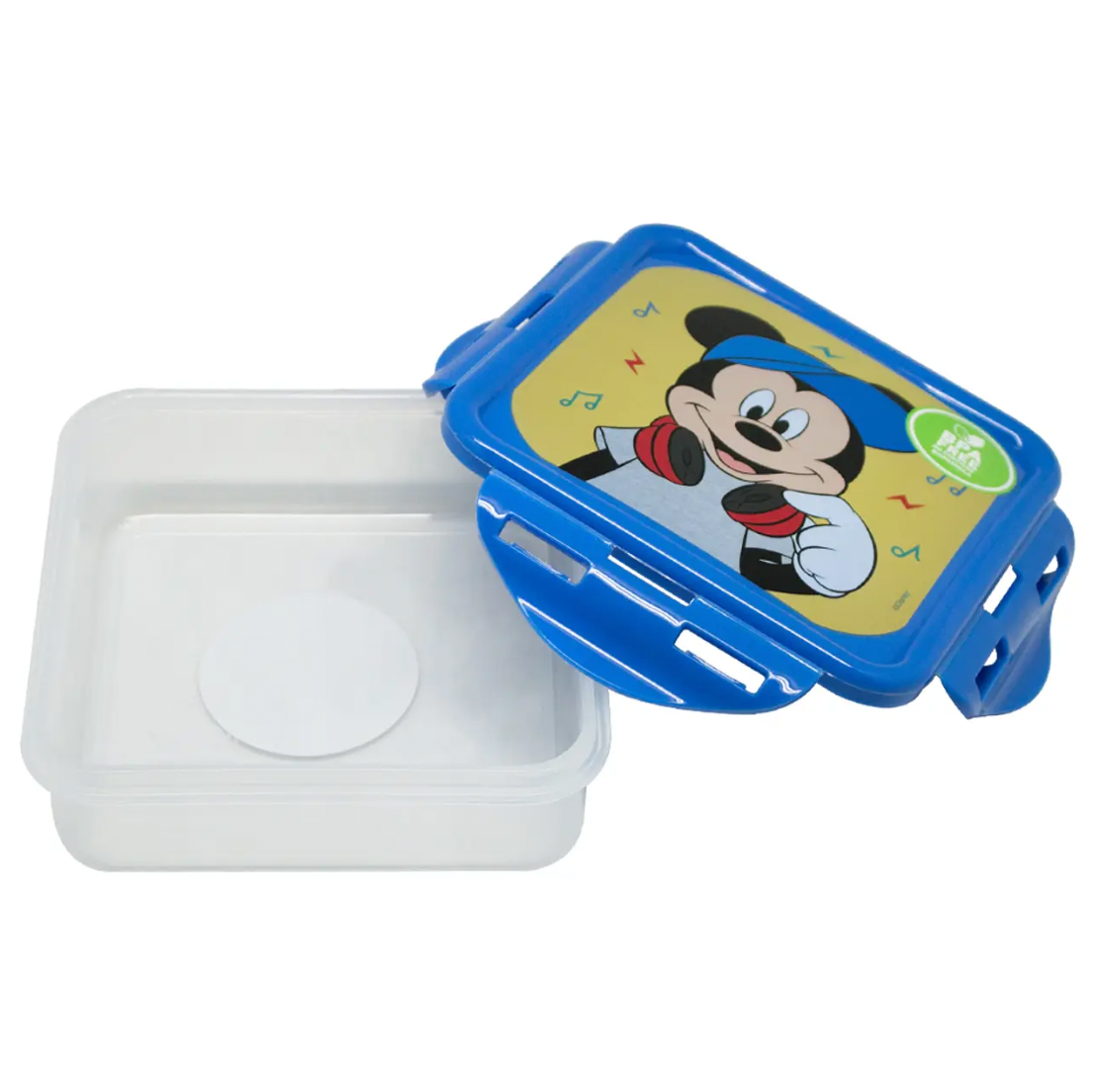 Hermetico Cuadrado 500ml Mickey Mouse