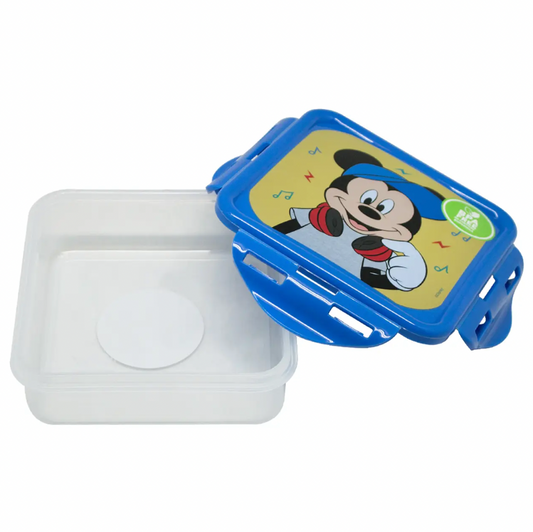 Hermetico Cuadrado 500ml Mickey Mouse