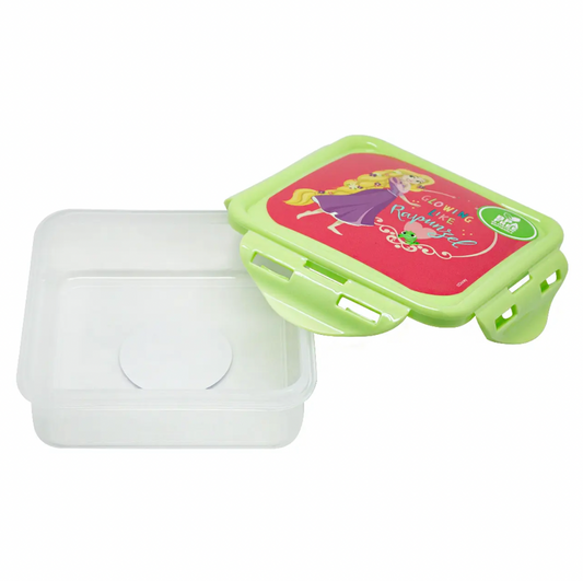 Hermetico Cuadrado 500ml Princesas Rapunzel