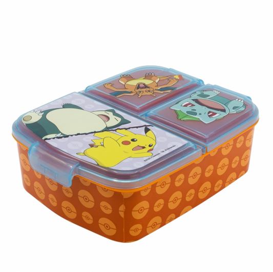 Contenedor Sandwich Multi Compartimientos Pokemon