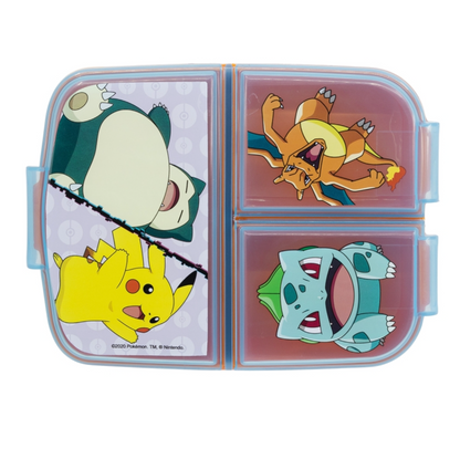 Contenedor Sandwich Multi Compartimientos Pokemon