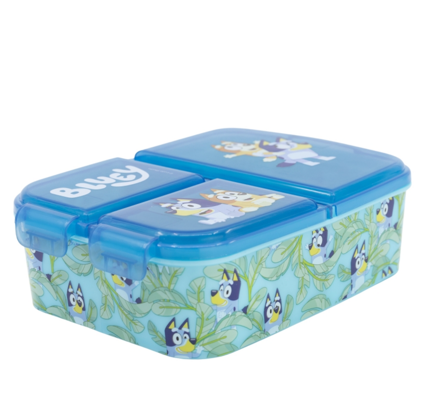 Contenedor Sandwich Multi Compartimientos Bluey