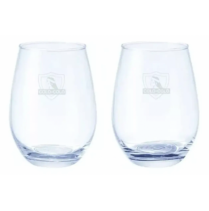 x Mayor Set 2 Vasos Colo Colo