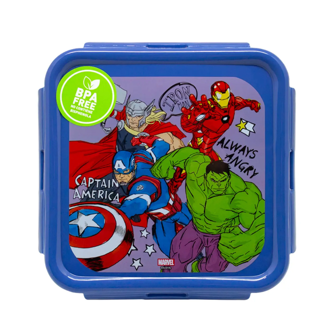 Hermetico Cuadrado 500ml Avengers