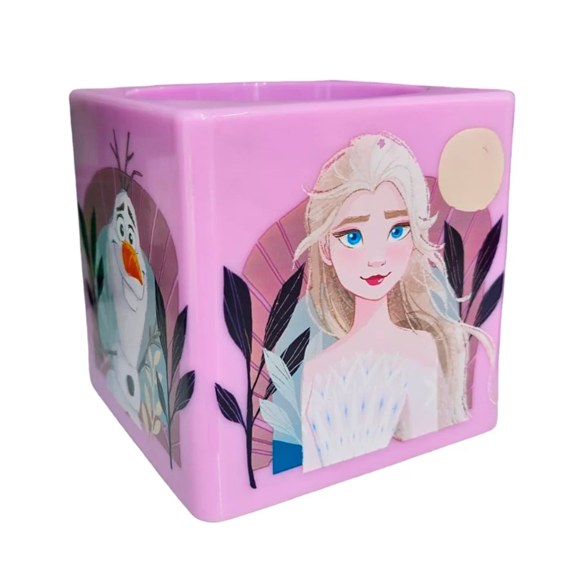 Tazon Cuadrado Plastico Frozen