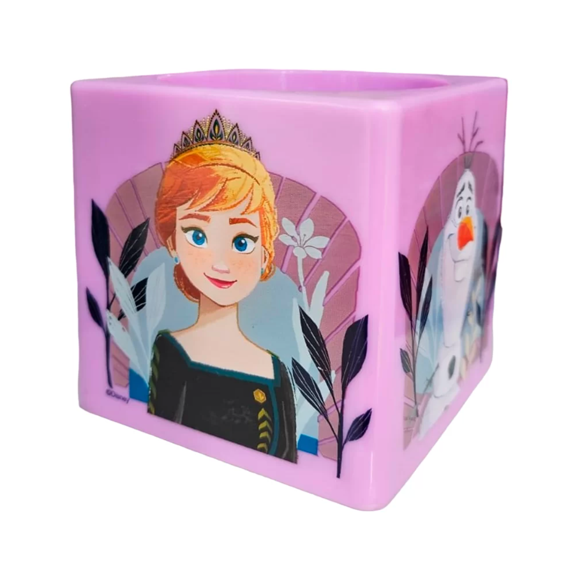 Tazon Cuadrado Plastico Frozen