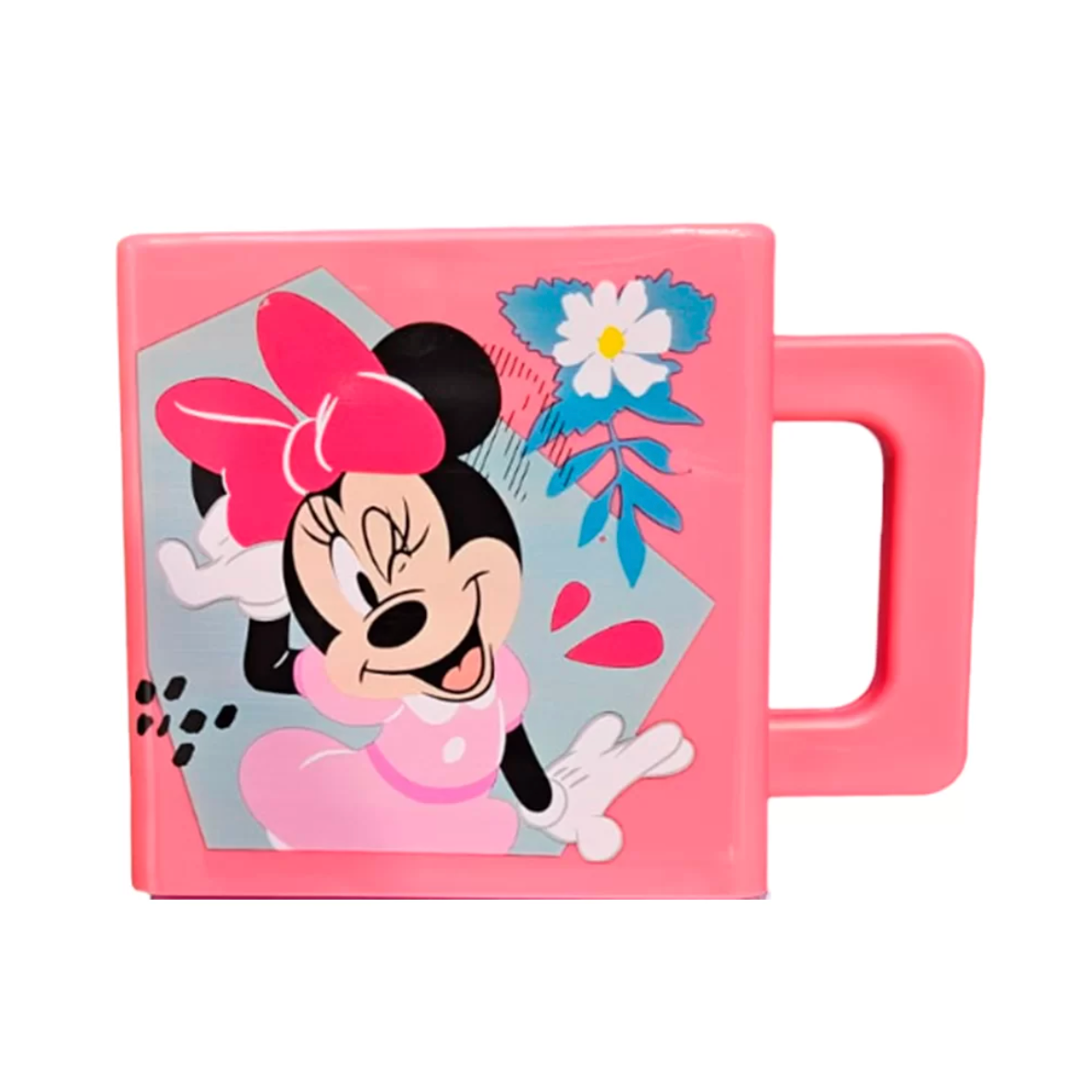 Tazon Cuadrado Plastico Minnie
