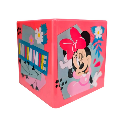 Tazon Cuadrado Plastico Minnie