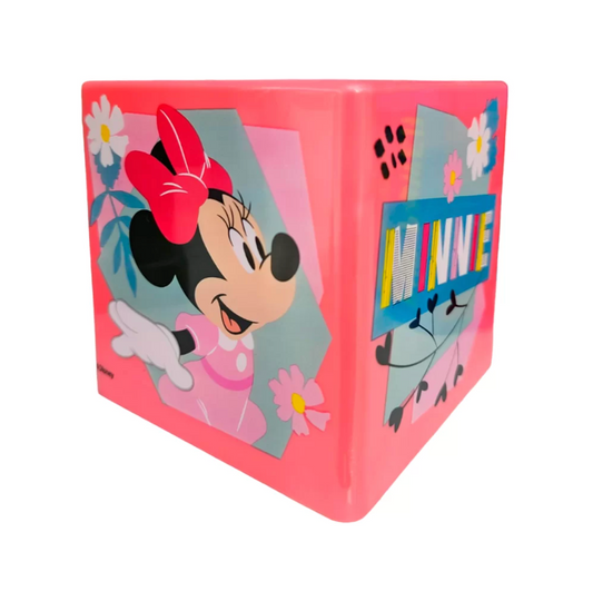 Tazon Cuadrado Plastico Minnie