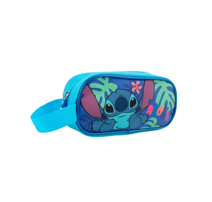 Set Mochila + Lonchera + Estuche Escolar con Ruedas Stitch
