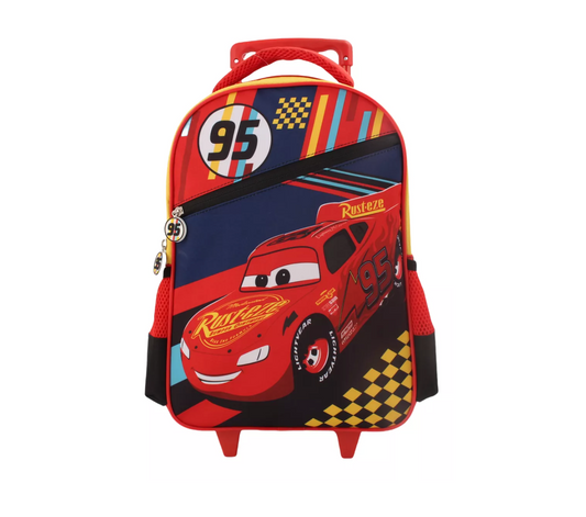 Set Promo con Ruedas Mochila + Lonchera + Estuche Cars
