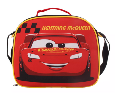 Set Promo con Ruedas Mochila + Lonchera + Estuche Cars