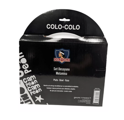 x Mayor Set Desayuno Melamina Colo Colo