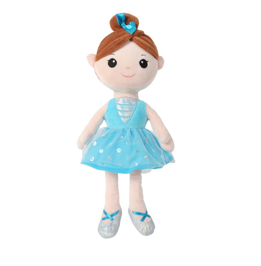 Muñeca Bailarina 40cm Celeste