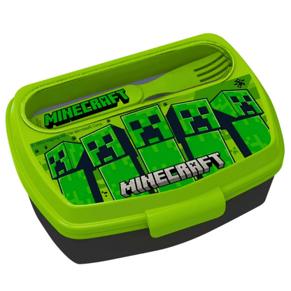 Portasandwich con Cubiertos Minecraft
