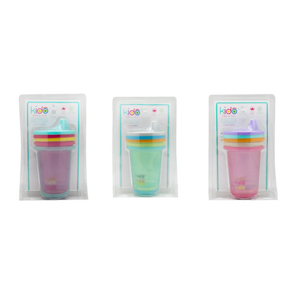 Set 3 Vasos Reusables Cups Keep Kido