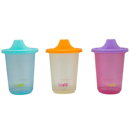 Set 3 Vasos Reusables Cups Keep Kido
