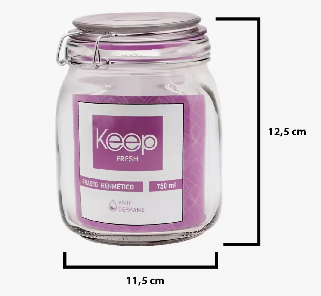 Frasco Hermetico 750ml