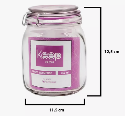 Frasco Hermetico 750ml