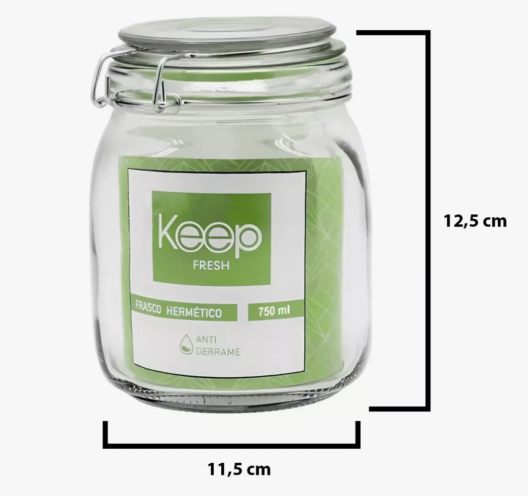 Frasco Hermetico 750ml