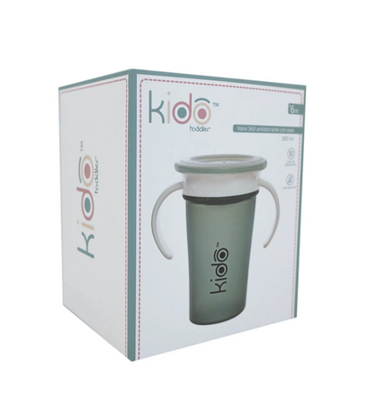 Vaso Antiderrame 280ml con Asas Kido