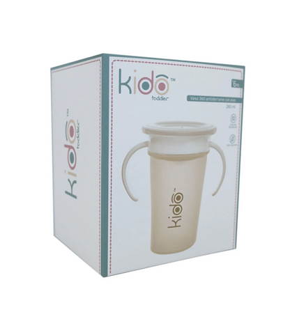 Vaso Antiderrame 280ml con Asas Kido