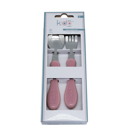 Set Cubiertos Metalicos Kido