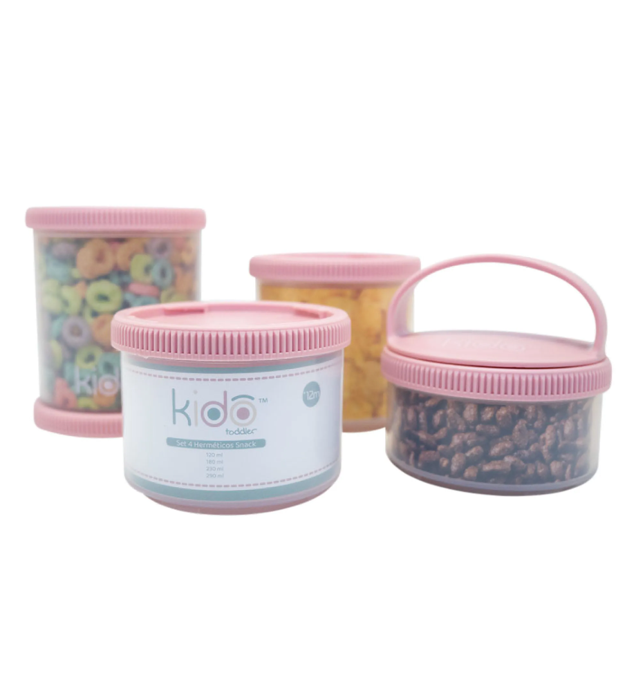 x Mayor Set 4 Herméticos Snack Kido