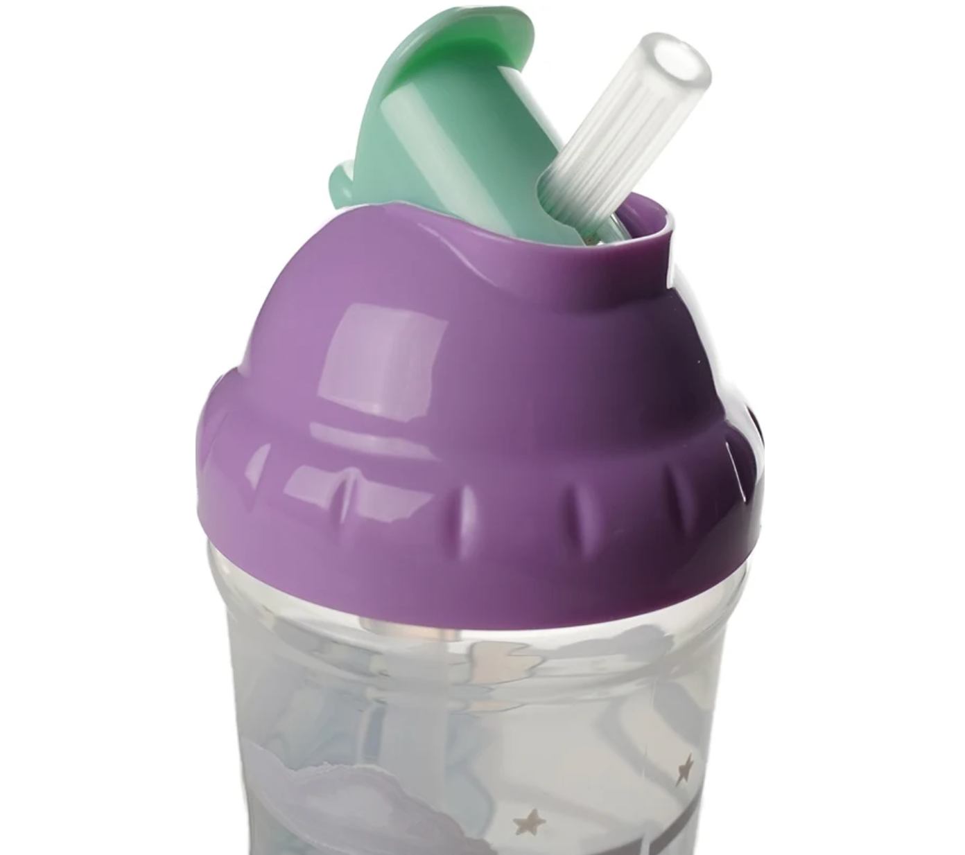 Vaso Con Bombilla Flexible 295ml Stitch